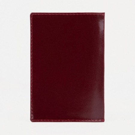 Cover for passport, burgundy color-1