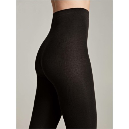 Female tights Cotton, size 2, color Nero-1