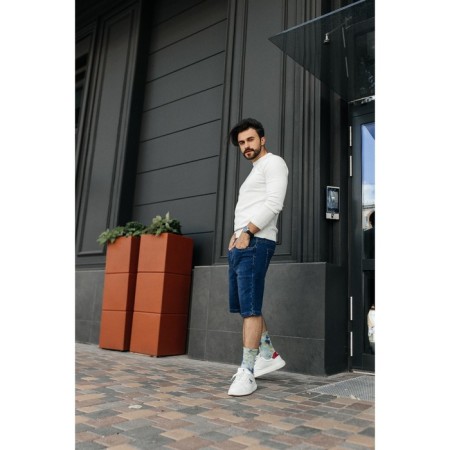 Male ISee shorts, size 52, blue color-4