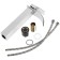 Mixer for the sink ZEIN Z3770, single -leaf, pour height 23 cm, chromium