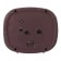 Clock - desktop an alarm clock, discrete move, 12.5 x 10.5 cm aa