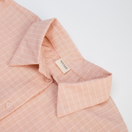 Women's shirt Minaku: Home Collection Persian color, river 42-9