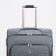Big suitcase 28 ", lightning department, code castle, 4 wheels, outer pocket, gray color.