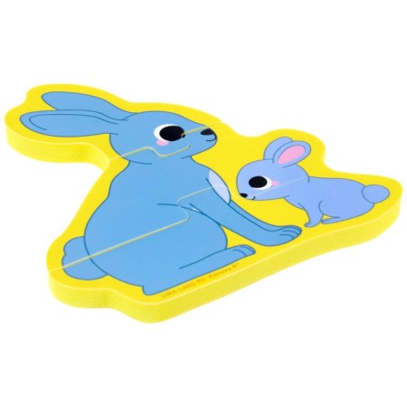 Soft puzzle for babies "Mom and kids", 5 puzzles, crumb I-10