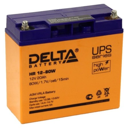 Delta 20 Ach 12 volt HR 12-80W battery