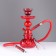 Hookah "tunch", 25 cm, 1 pipe, red