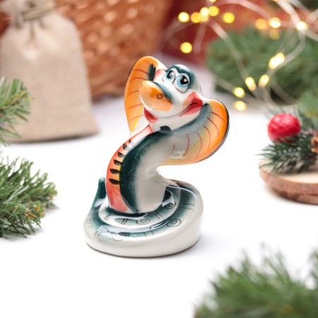 Souvenir "Snake Hera", Gzhel, Color, 11 cm-2