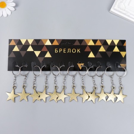 Trick Metal "Star" bronze 3.5x3.5 cm-2