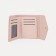 The wallet on the button, the color is light pink
