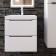 Tumbling under the Uperwood Tanos New, 50 cm, suspended, white sink
