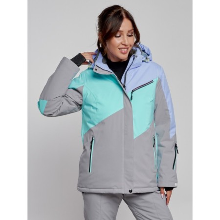 Ski jacket female, size 46, purple color-3