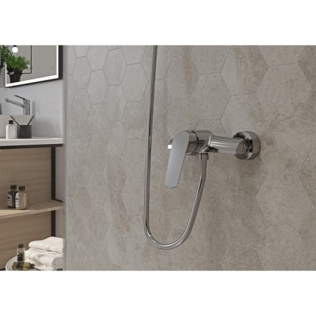 Shower headset Cersanit Neno A63068 Standing, watering can 5 modes, hose 200 mm-12