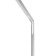 Connector L-shaped flum, white color