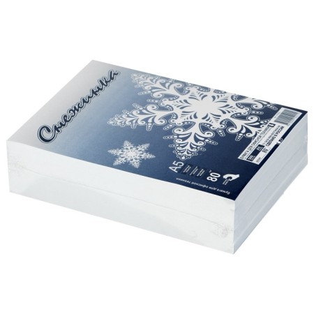 Paper A5 500 sheets "Snowflake" Class C, block 80g/m ², whiteness 146% (price for 500 sheets)-1