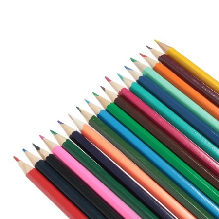 Pencils 18 flowers, "princess", wooden, hexagonal-2