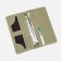 Women's wallet on magnets, green color