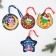 Christmas tree pendant fluorescent "New Year", mix