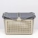 Basket 47x36x27.5 cm, gray