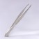 Pinzet beast, narrow, 9 cm, silver color