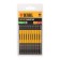 Denzel 11645 bit set, round profile, PZ2 x 90 mm, steel S2, 10 pcs.