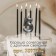 Candle in the cake on the skewer "Fine", the number "5", black, 5 cm