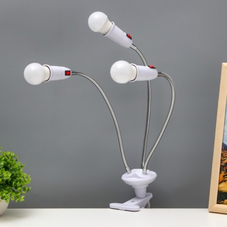 Cindle trio table lamp 3x15W E27 white 8x12x45cm