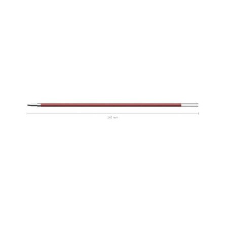 Ballic shaft 1.0 mm, erichkrause, for pens R-301 Stick, etc., 140 mm, red ink red-2