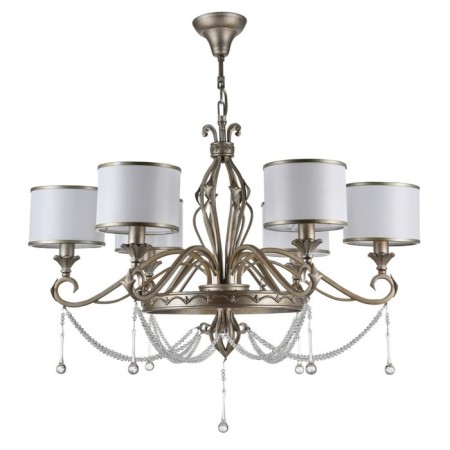 Fiore 6x40W E14 Antique gold chandelier-5