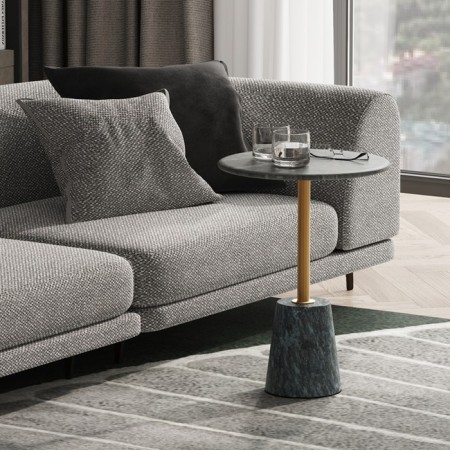 Coffee table Gryd, 400 × 400 × 540 mm, gray color