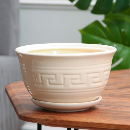 Pot Flower Meander No. 2 2l 14*21cm 1Sort White Mix-4