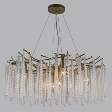 Люстра Lumion. Miss, 8х40Вт, E14, 400-1300х680х680 мм, цвет матовое золото