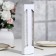 A set of wedding candles in the box "Rose", 27x2.2 cm, white, parental couple