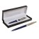 Handle Gift Ballic Calligrata, in the leatherette case PB j, automatic, blue body/silver