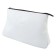Cosmetic bag with lightning, white color