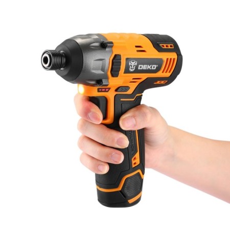 Paint-VOCCOUTERTE DEKO DKIS12-LI, shock, 12 V, 1.5 Ah, 200 nm, 3200 beats/min-3