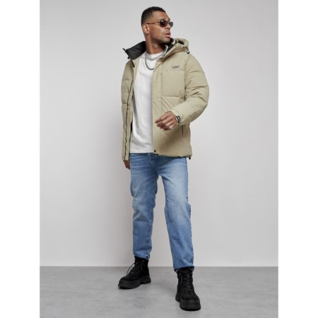 Male Winter jacket, size 58, light green color-15