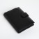 Male purse on 3 in 1 button, department for car documents, passports, black color
