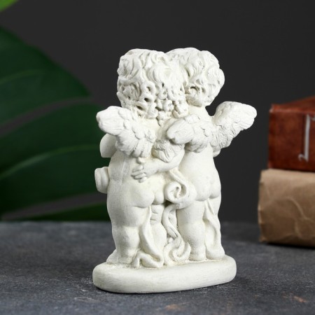 Figure "Angels with the heart" aged, 12x11x6cm-2