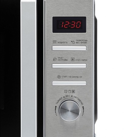 Microwave oven Krona Quantum 44 BL/IX, 800 W, 20 l, 8 modes, black-gray-6