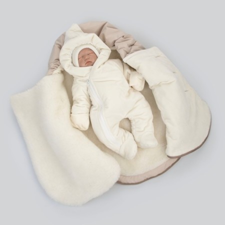 Set for discharge Winter Kinderlitto Velvet, 5 objects, height 56-62 cm, ivory color-5