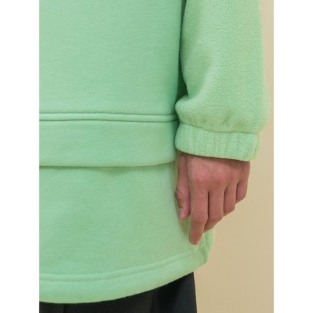 Sweatshirt for girls, height 104 cm, olive color-11