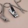 Manicure set, 7 items, in case, brown color