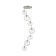 Suspended lamp Citilux "Tommy" CL102071, 42x42x140 cm, 7x40W, E14, color gray