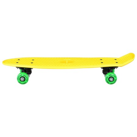 Penniboard Onlytop, 56x15 cm, PVC 50 mm wheels, plastic frame, yellow color-2