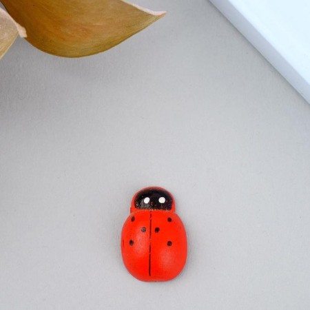 Decor for creativity wood "ladybugs" (set of 18 pcs) 1.9x1.4 cm-2