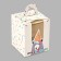 Capcake box, confectionery packaging, 1 cell “I Carry Sweetness”, 9 x 9 x 11 cm