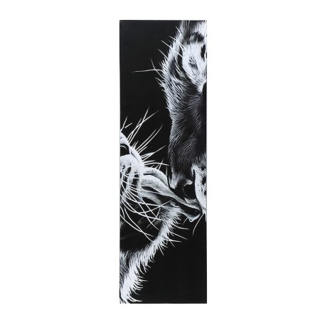 Carty clock is wall-mounted, modular "white tiger", silent, 80 x 140 cm-3