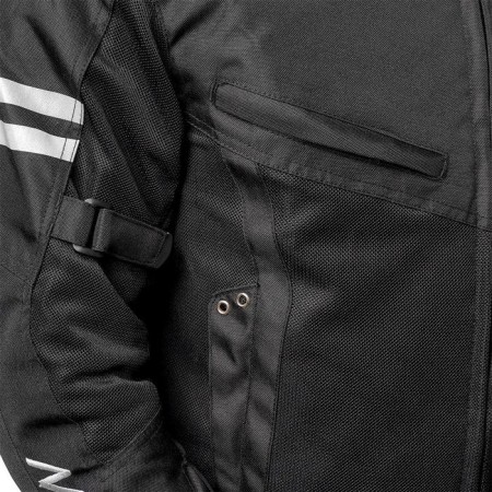 Textile jacket Airflow, size XL, black-3
