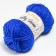 Yarn 70% acrylic, 30% silk "Softy Shine" 50 g 85 m color 35 Ultramarin
