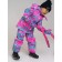 Winter kit for girls: jacket and semi -combineson, height 104 cm